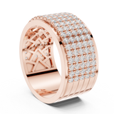 Ladies Ring DDLR-428@7 - Rose Gold - Image