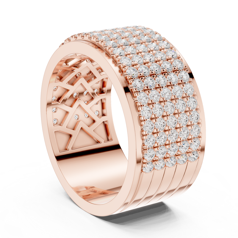 Ladies Ring DDLR-428@7 - Rose Gold - Image