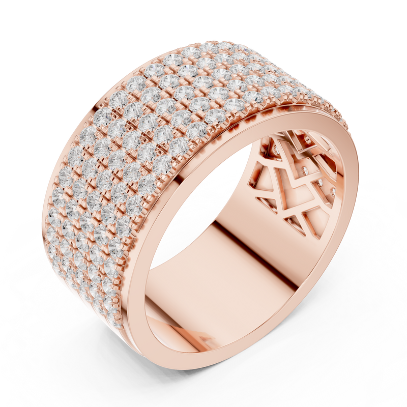 Ladies Ring DDLR-428@7 - Rose Gold - Image