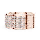 Ladies Ring DDLR-428@7 - Rose Gold - Image