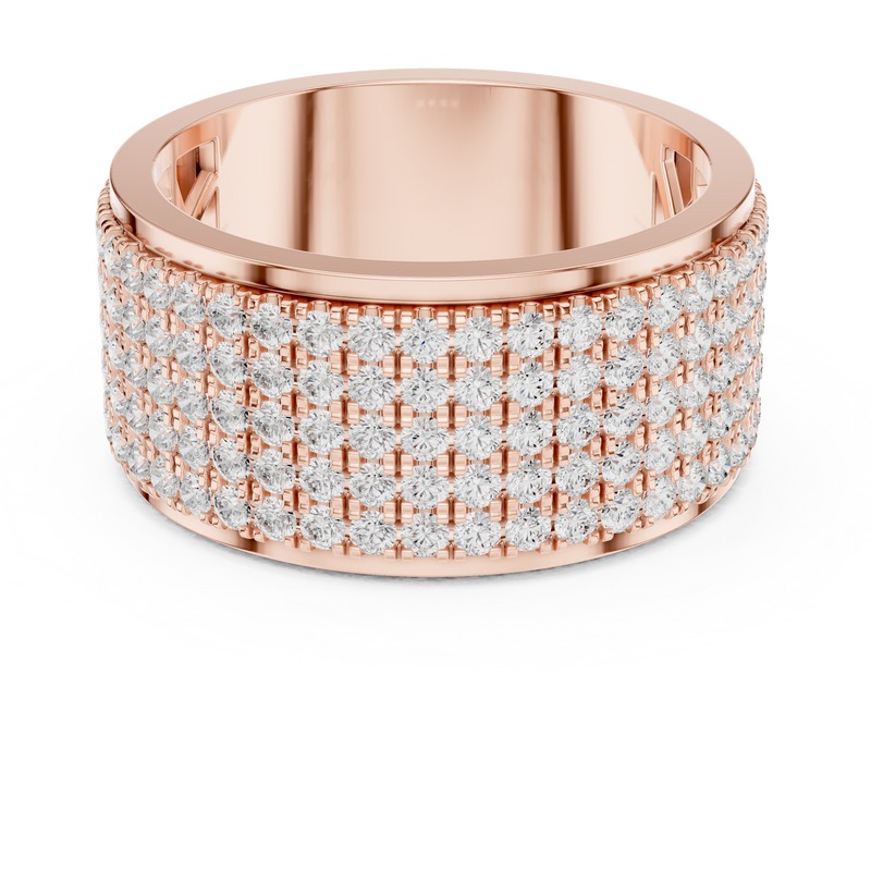 Ladies Ring DDLR-428@7 - Rose Gold - Image
