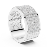 Ladies Ring DDLR-428@7 - White Gold - Image