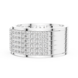 Ladies Ring DDLR-428@7 - White Gold - Image
