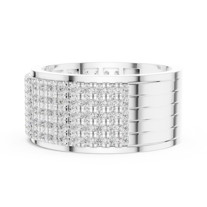 Ladies Ring DDLR-428@7 - White Gold - Image