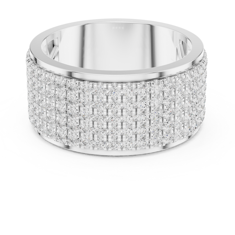 Ladies Ring DDLR-428@7 - White Gold - Image
