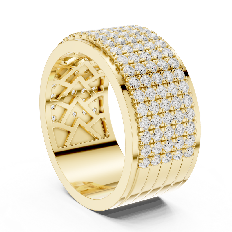 Ladies Ring DDLR-428@7 - Yellow Gold - Image