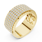 Ladies Ring DDLR-428@7 - Yellow Gold - Image