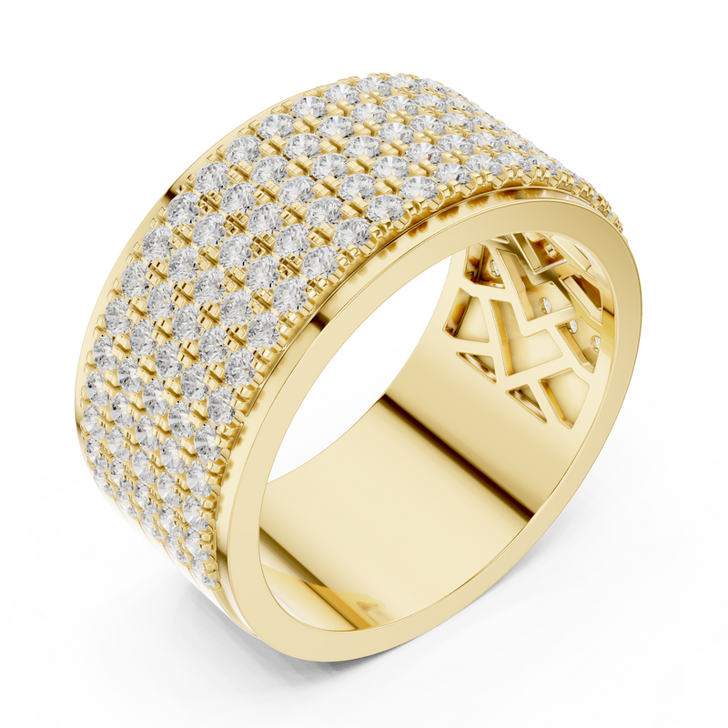 Ladies Ring DDLR-428@7 - Yellow Gold - Image