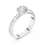 Ladies Ring DDLR-431@7 - White Gold - Image