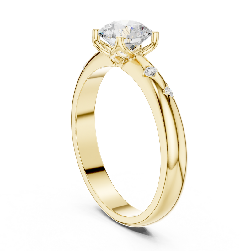 Ladies Ring DDLR-431@7 - Yellow Gold - Image