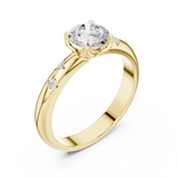 Ladies Ring DDLR-431@7 - Yellow Gold - Image