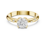 Ladies Ring DDLR-431@7 - Yellow Gold - Image