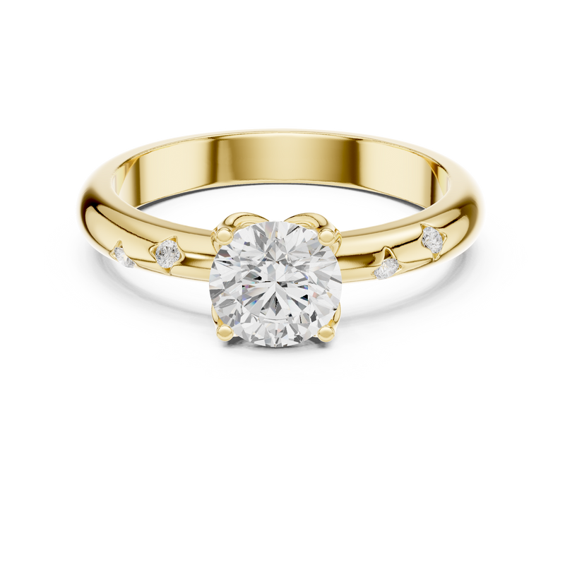 Ladies Ring DDLR-431@7 - Yellow Gold - Image