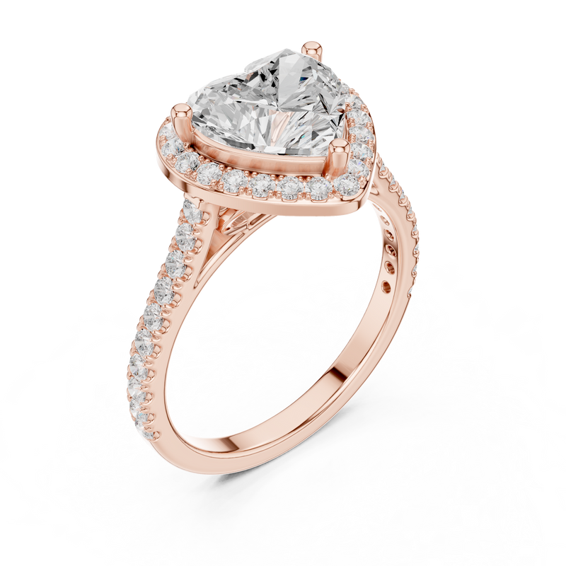 Ladies Ring DDLR-432@7 - Rose Gold - Image