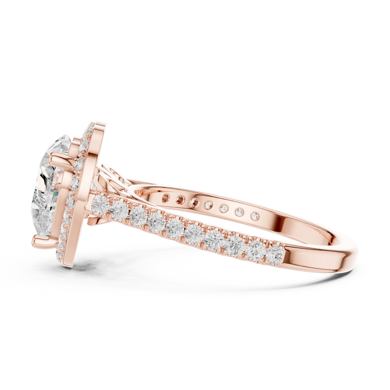 Ladies Ring DDLR-432@7 - Rose Gold - Image