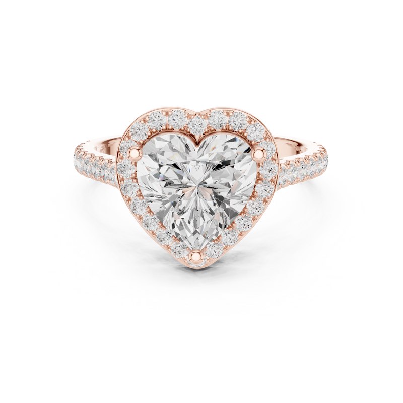 Ladies Ring DDLR-432@7 - Rose Gold - Image