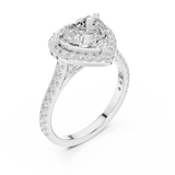 Ladies Ring DDLR-432@7 - White Gold - Image