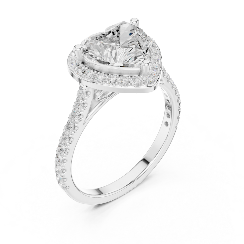 Ladies Ring DDLR-432@7 - White Gold - Image