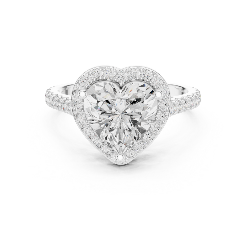 Ladies Ring DDLR-432@7 - White Gold - Image