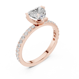 Ladies Ring DDLR-433@7 - Rose Gold - Image
