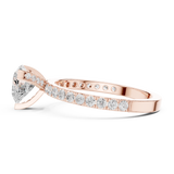 Ladies Ring DDLR-433@7 - Rose Gold - Image