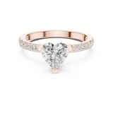 Ladies Ring DDLR-433@7 - Rose Gold - Image