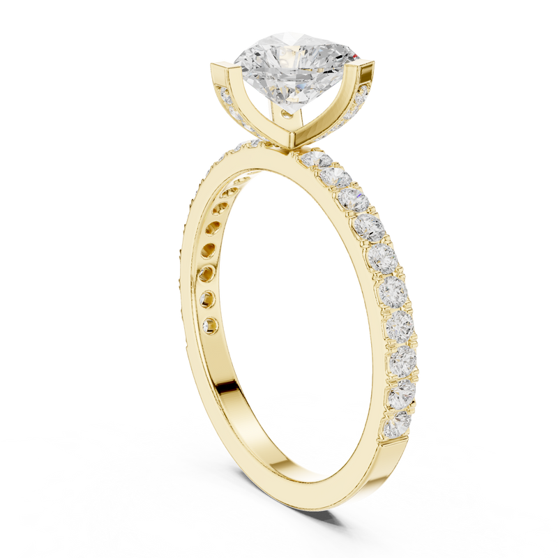 Ladies Ring DDLR-433@7 - Yellow Gold - Image