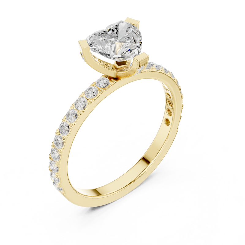 Ladies Ring DDLR-433@7 - Yellow Gold - Image