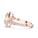 Ladies Ring DDLR-434@7 - Rose Gold - Image
