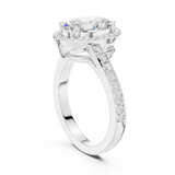 Ladies Ring DDLR-434@7 - White Gold - Image