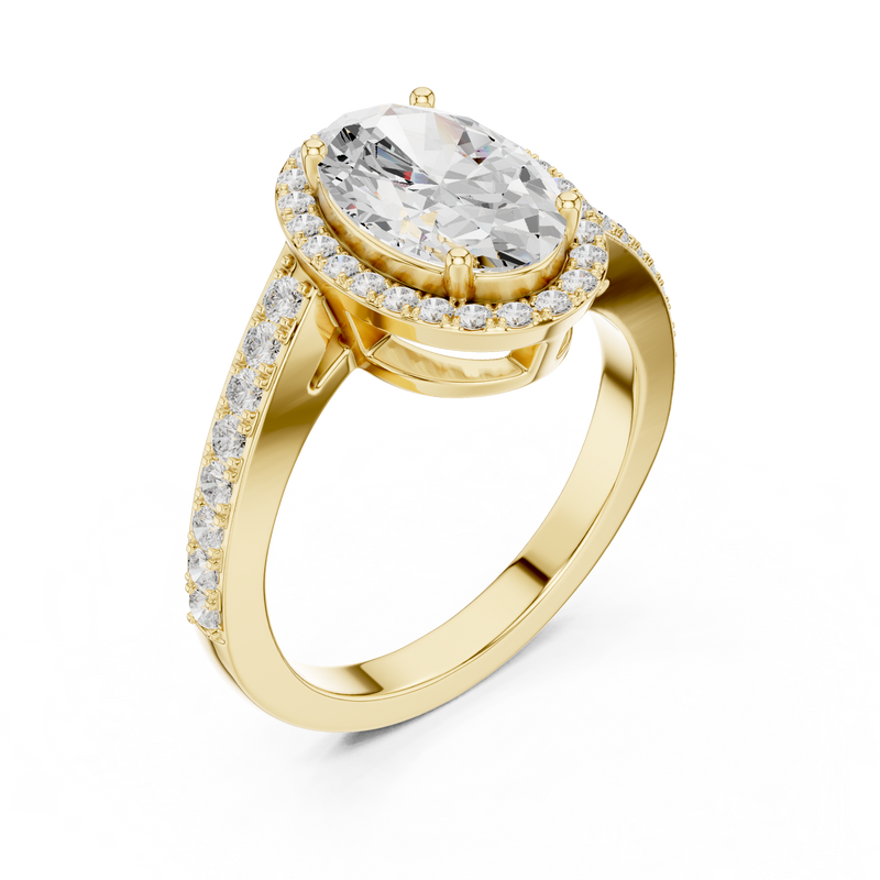 Ladies Ring DDLR-434@7 - Yellow Gold - Image