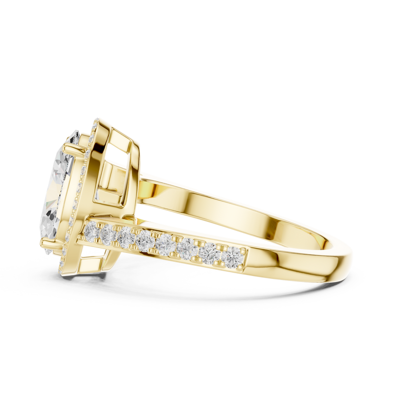 Ladies Ring DDLR-434@7 - Yellow Gold - Image