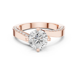 Ladies Ring DDLR-435@7 - Rose Gold - Image