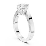 Ladies Ring DDLR-435@7 - White Gold - Image