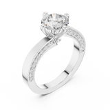 Ladies Ring DDLR-435@7 - White Gold - Image