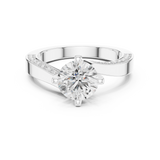 Ladies Ring DDLR-435@7 - White Gold - Image