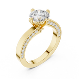 Ladies Ring DDLR-435@7 - Yellow Gold - Image