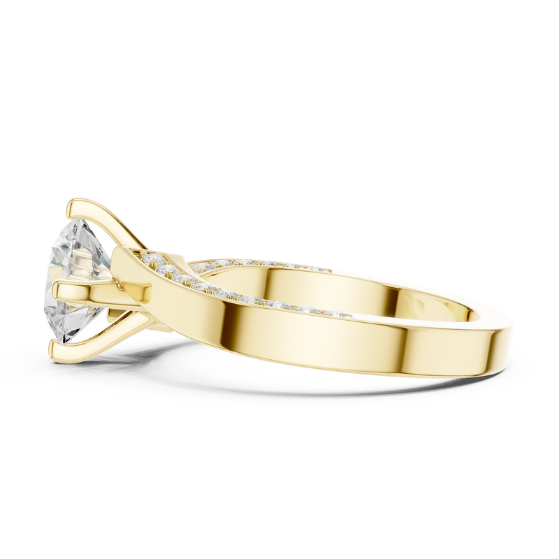 Ladies Ring DDLR-435@7 - Yellow Gold - Image