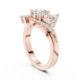 Ladies Ring DDLR-436@7 - Rose Gold - Image