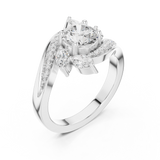 Ladies Ring DDLR-436@7 - White Gold - Image