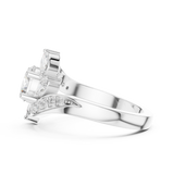 Ladies Ring DDLR-436@7 - White Gold - Image