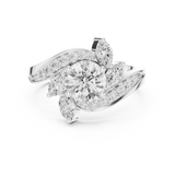 Ladies Ring DDLR-436@7 - White Gold - Image