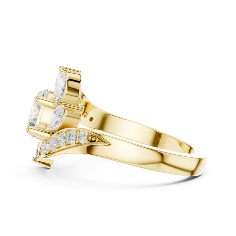 Ladies Ring DDLR-436@7 - Yellow Gold - Image