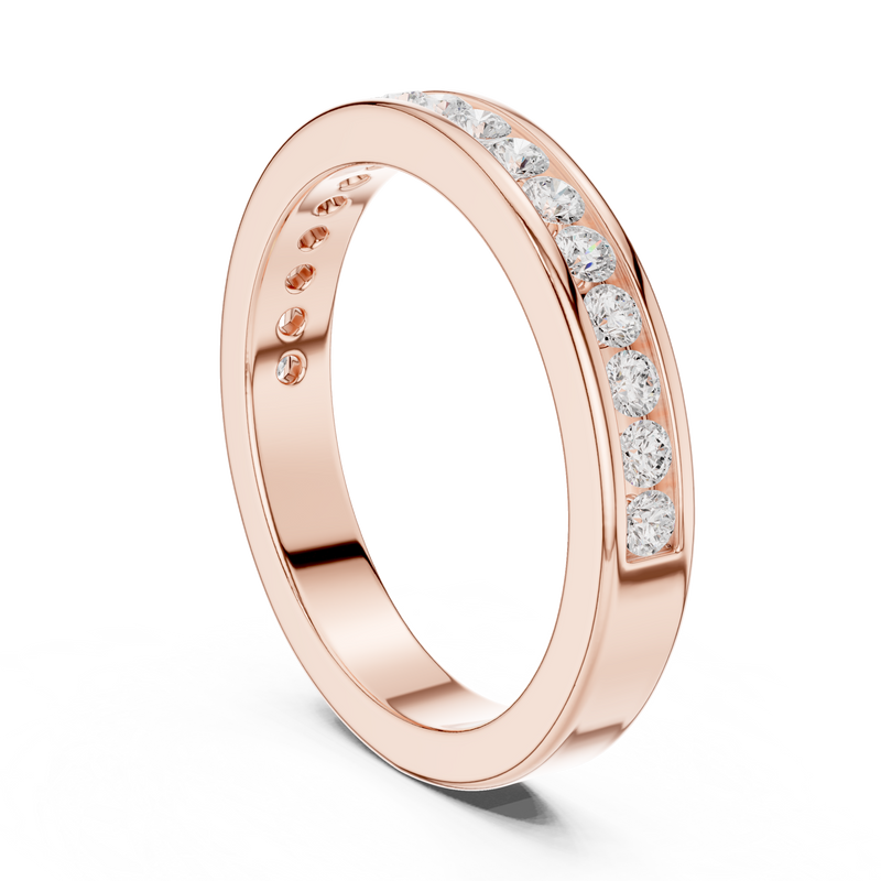 Ladies Ring DDLR-437@7 - Rose Gold - Image
