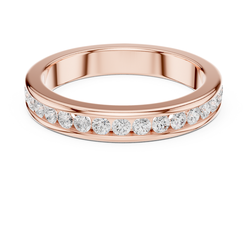 Ladies Ring DDLR-437@7 - Rose Gold - Image