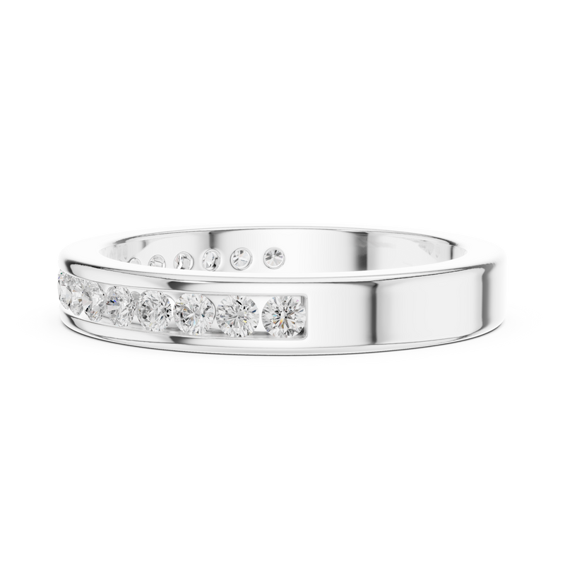 Ladies Ring DDLR-437@7 - White Gold - Image