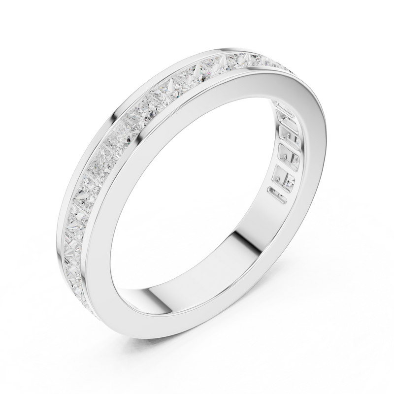 Ladies Ring DDLR-438@7 - White Gold - Image