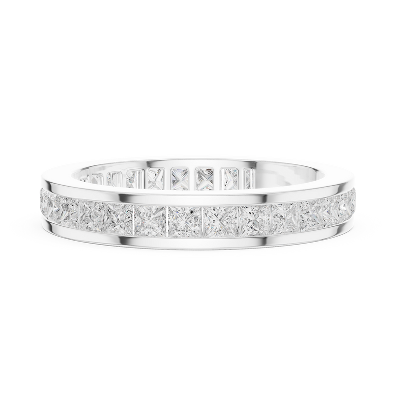 Ladies Ring DDLR-438@7 - White Gold - Image