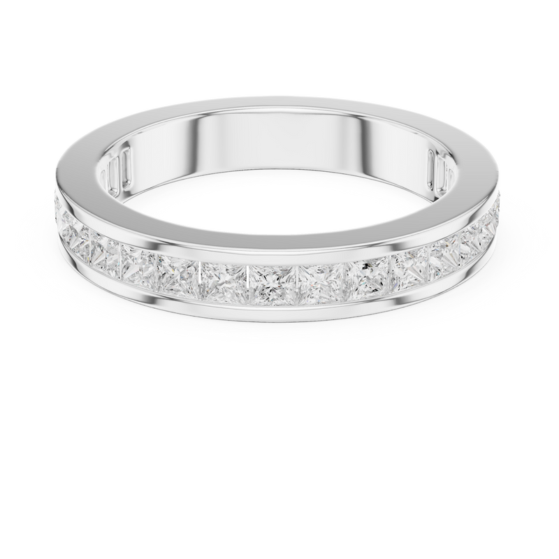 Ladies Ring DDLR-438@7 - White Gold - Image
