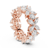 Ladies Ring DDLR-439@7 - Rose Gold - Image